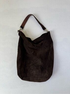 Suede Bohemian Bucket Bag Beachy Relaxed